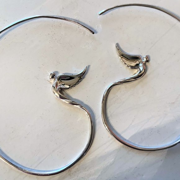 ARTIST OF HOPE STEVEN LAVAGGI STERLING EARRINGS - Picture 5 of 7